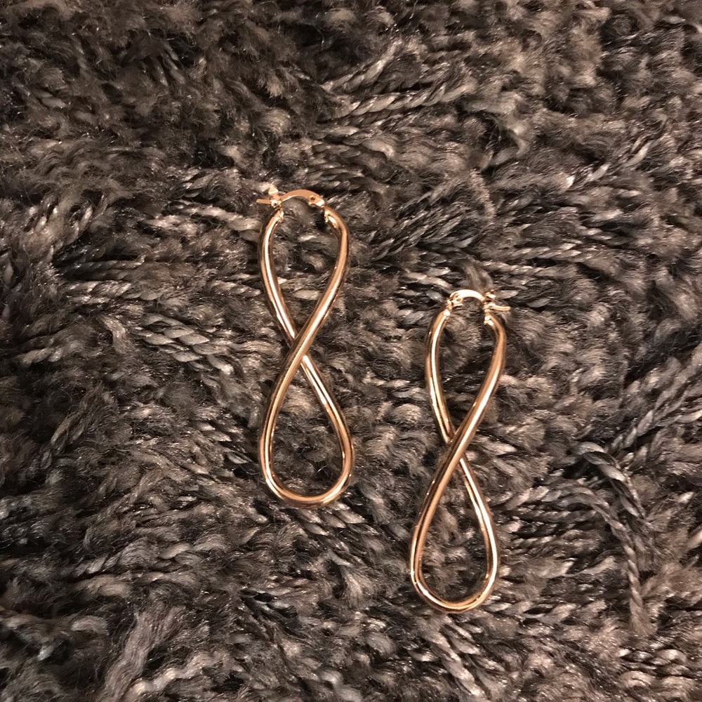 🍂infinity earrings -gold🎃